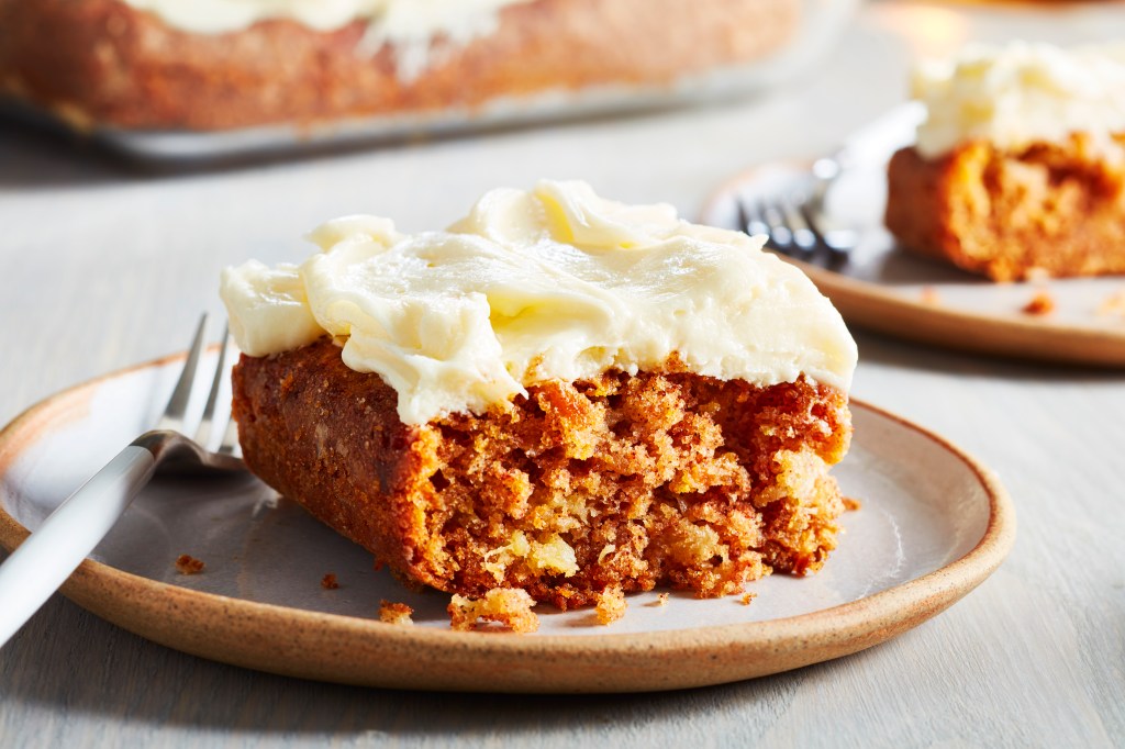 carrot sheet cake - recipe testing and food styling by toronto recipe developer and food stylist, Annabelle Waugh