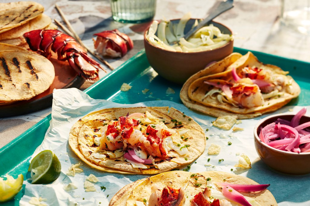 lobster tacos - recipe development and food styling by toronto recipe developer and food stylist, Annabelle Waugh