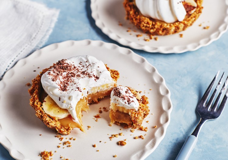 Banoffee Pielets - food styling by Toronto food stylist, Annabelle Waugh