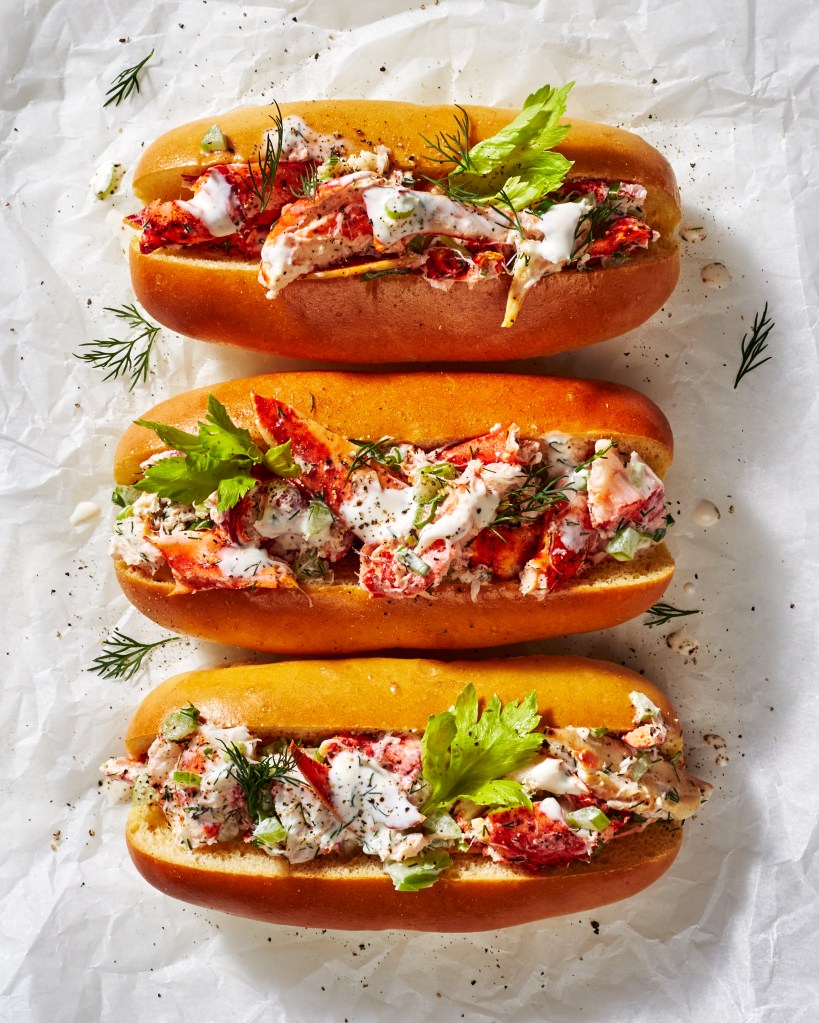 Lobster rolls - recipe development and food styling by toronto recipe developer and food stylist, Annabelle Waugh